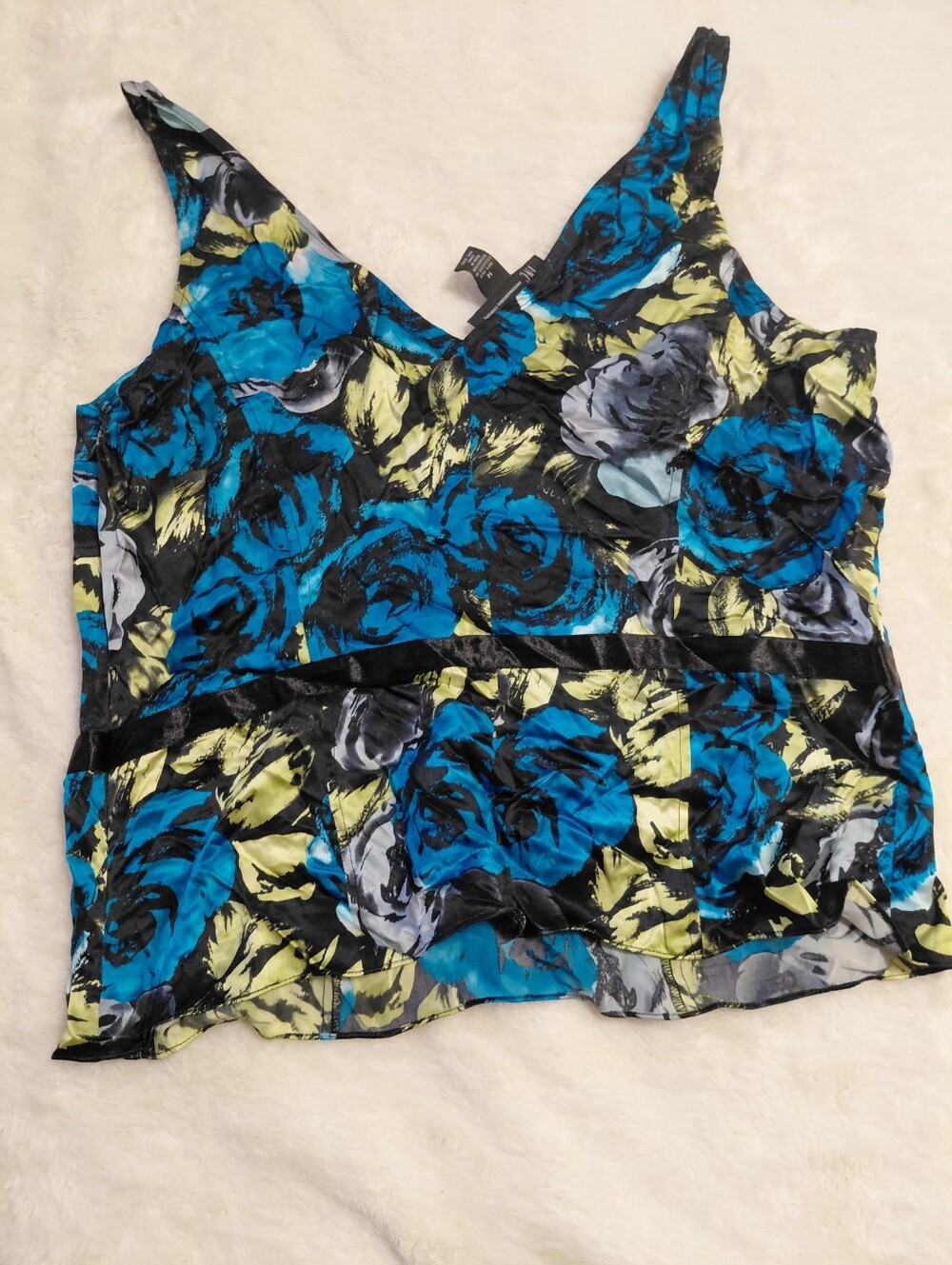 OFFERS ARE ACCEPTED | I•N•C International Concepts 100% Pure Silk Floral Sleevel